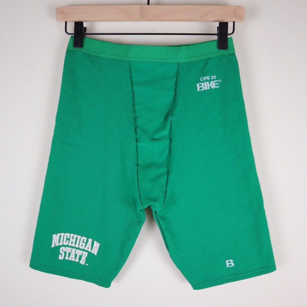 Vintage Michigan State Spartans Compression Shorts‎ Size Medium